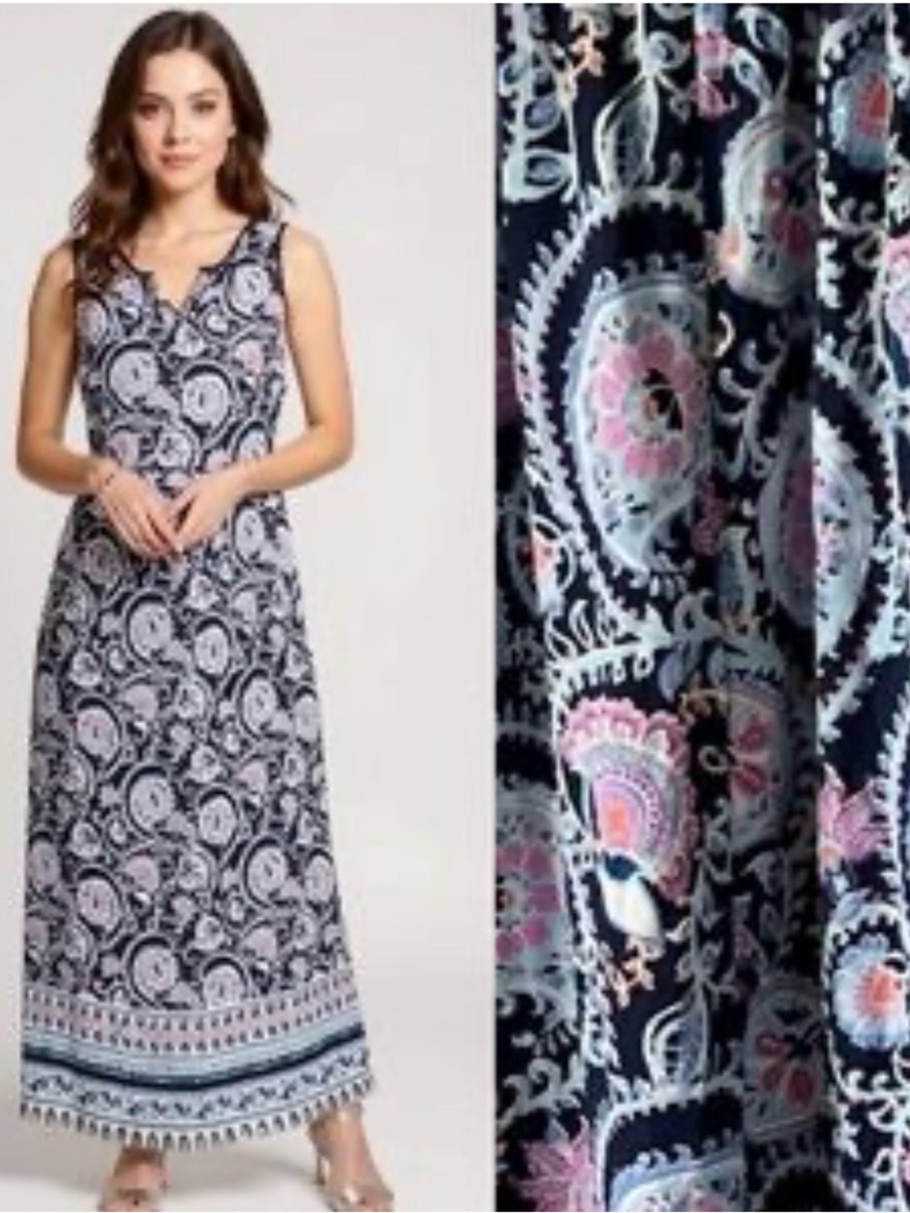 Talbots | Paisley Maxi Dress